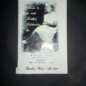 Print Design: Birthday Party Program